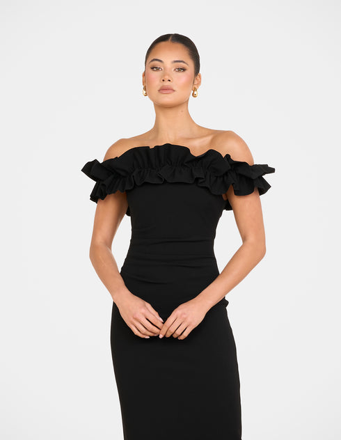 Corey Off Shoulder Midi Dress